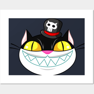 Halloween cat Posters and Art